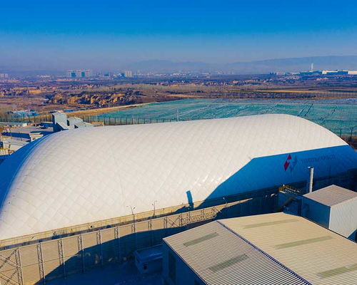 清露金華節能科技助力天津電廠環保升級 氣膜安裝工程全記錄